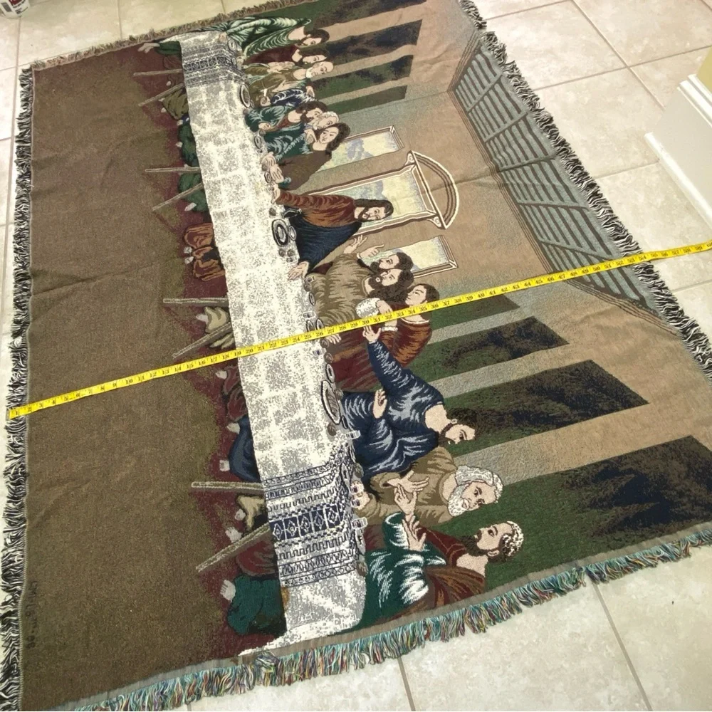 Vintage christian tapestry